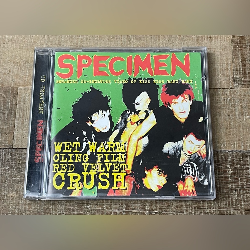 Specimen Wet Warm Cling Film Red Velvet Crush (Enhanced CD 2001) Goth Rock
